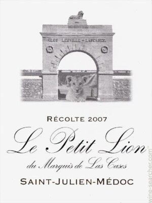 Le Petit Lion du Marquis de Las Case, Saint Julien 2015