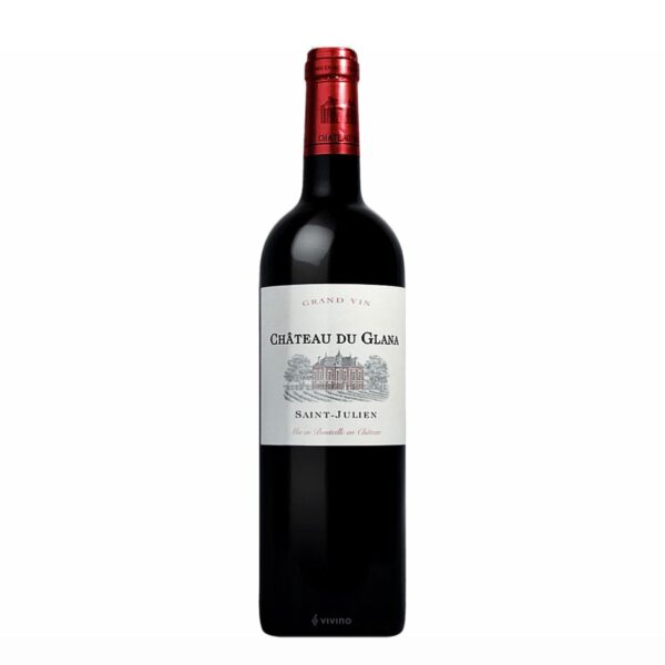 Etiketa klasike e Château Du Glana 2018, një përfaqësues i shkëlqyer i rajonit Saint-Julien në Bordeaux